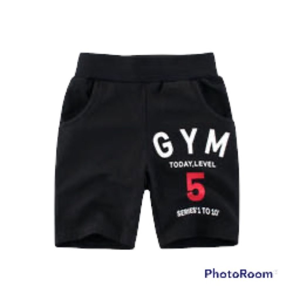 Toddler Boys Letter Graphic Shorts, 90